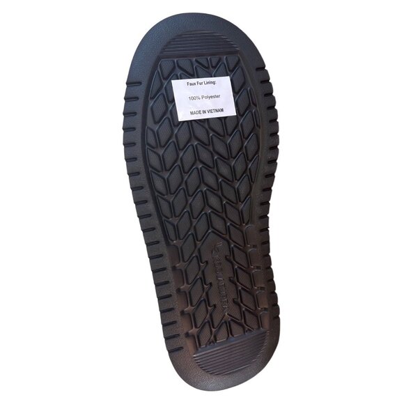 Koolaburra By UGG Women's Burree Platform Black Suede Slip-On Slippers With Chec - Picture 15 of 16